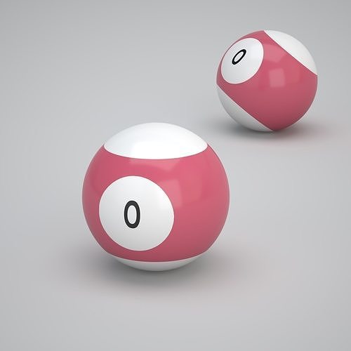 O Snooker Ball 3D model