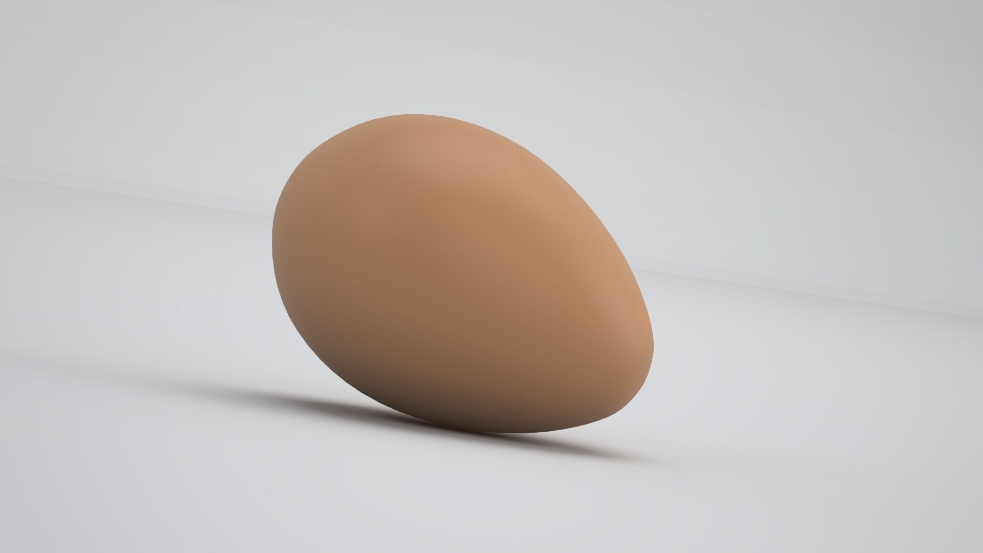 Brown Egg 3D model_5