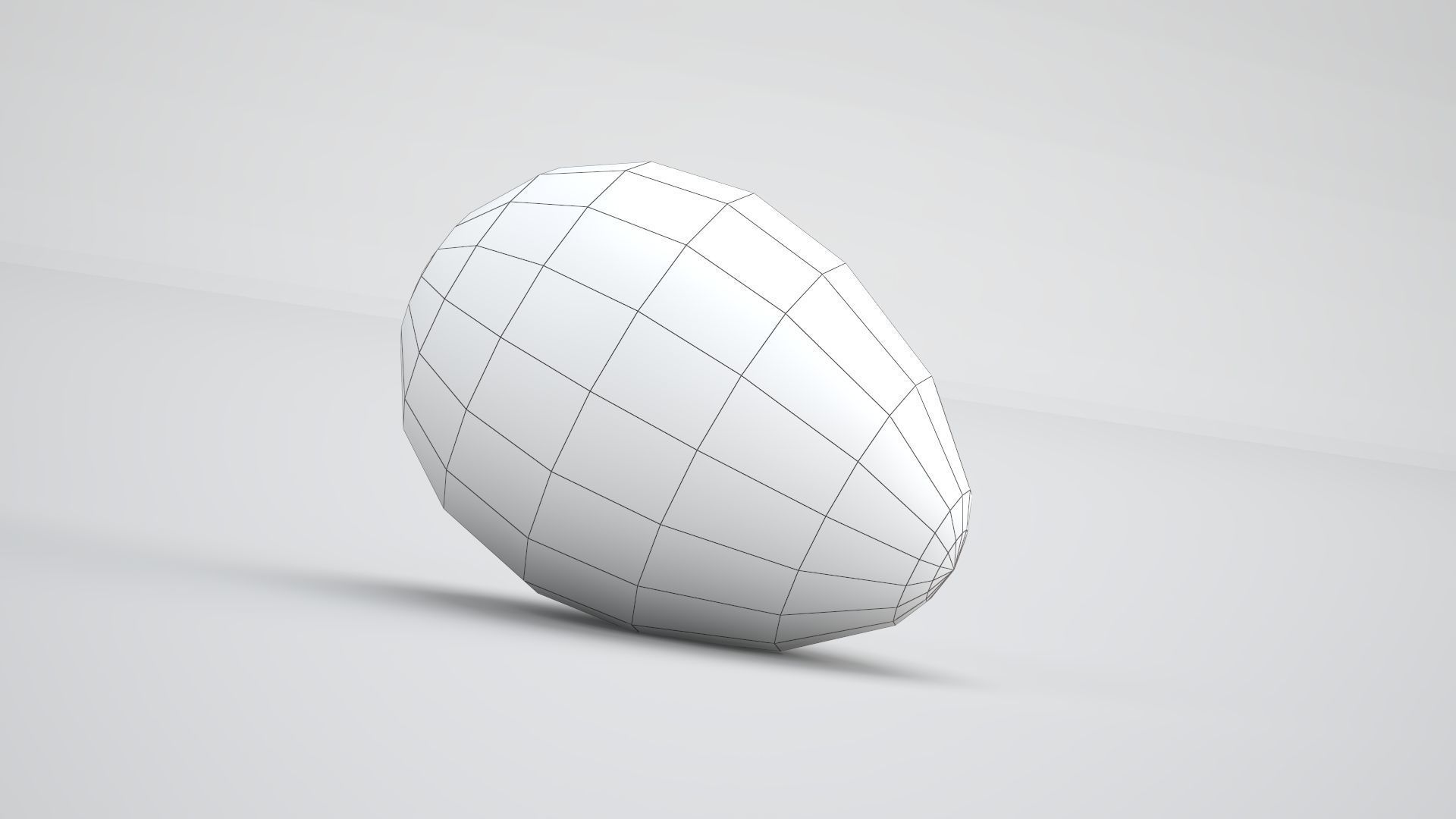 Brown Egg 3D model_10