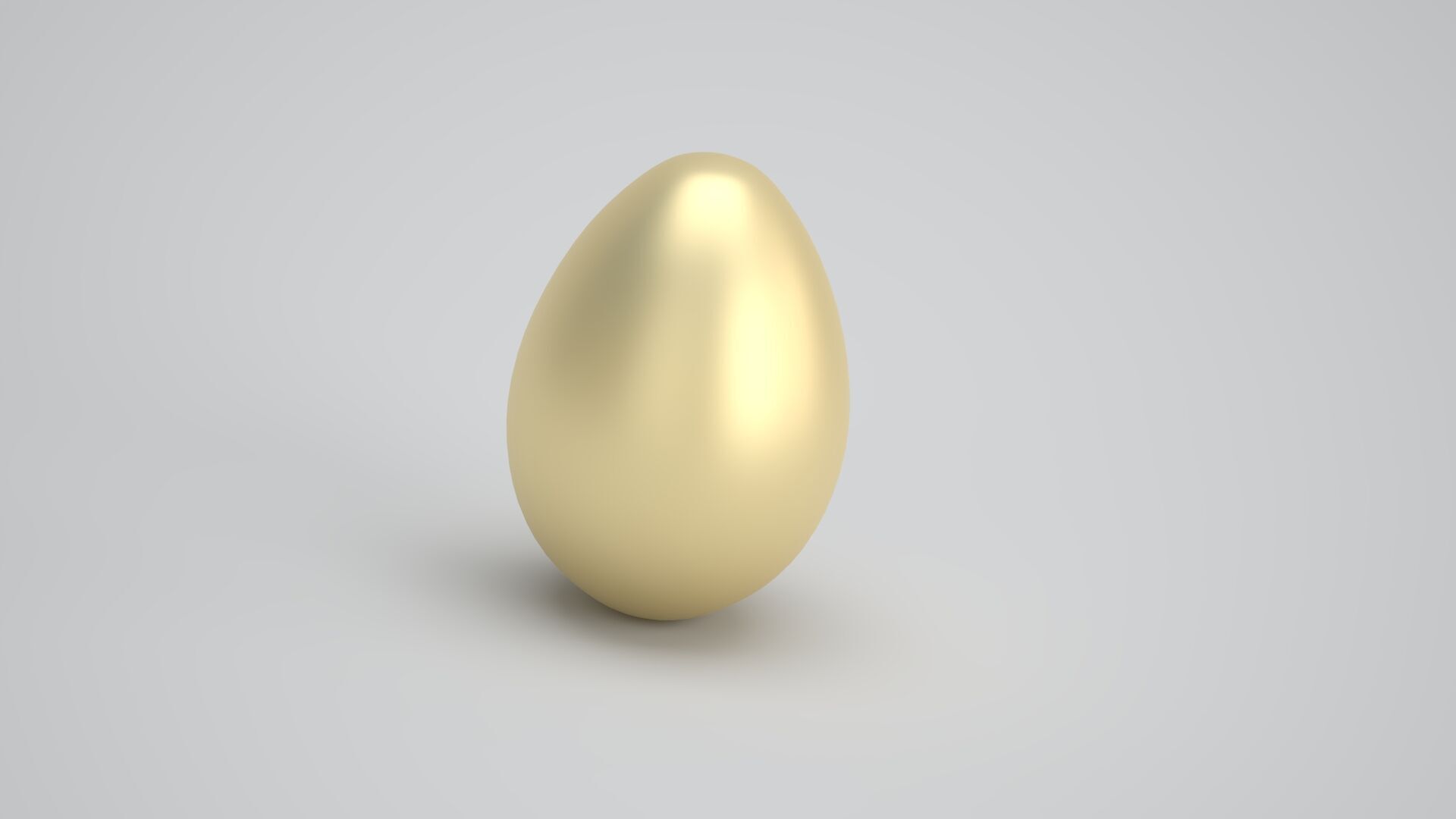 Golden Egg 3D model_2