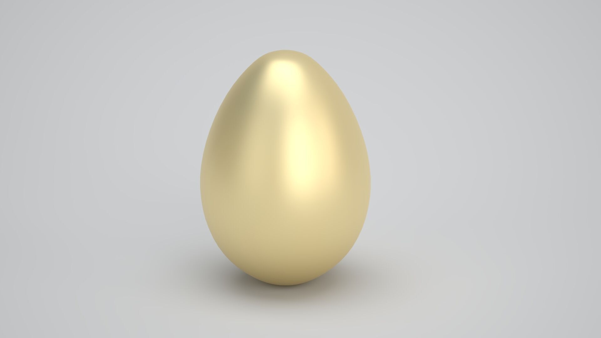 Golden Egg 3D model_1