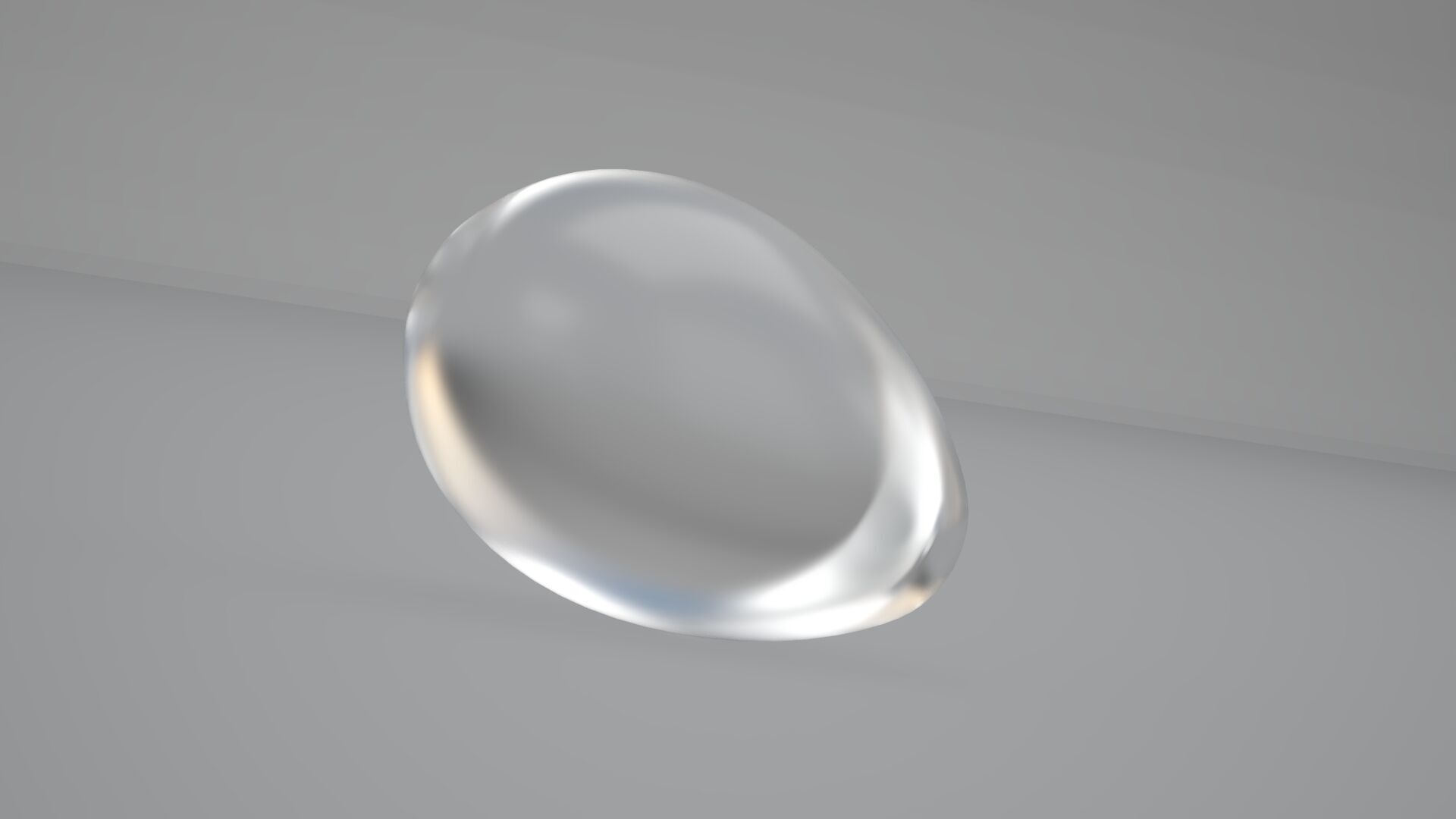 Frosted Glass Egg 3D model_5