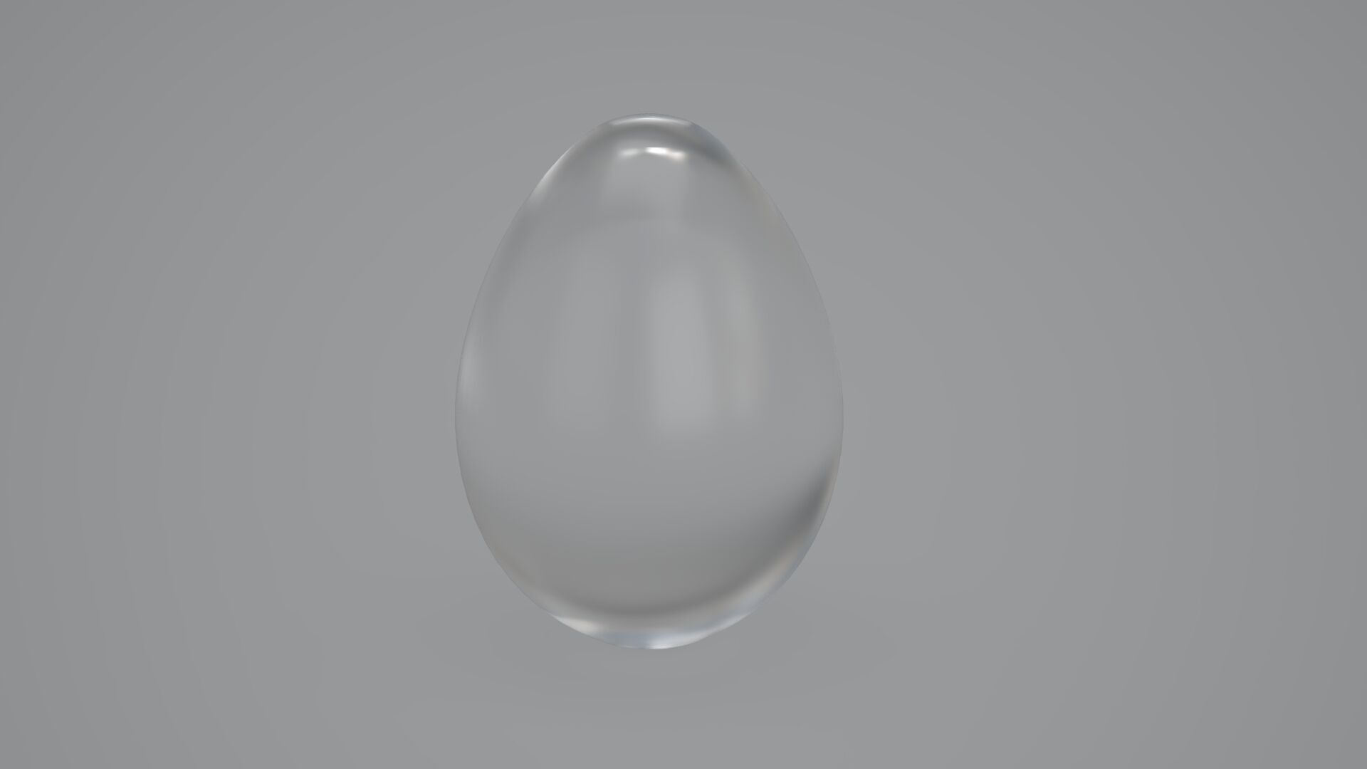 Frosted Glass Egg 3D model_1