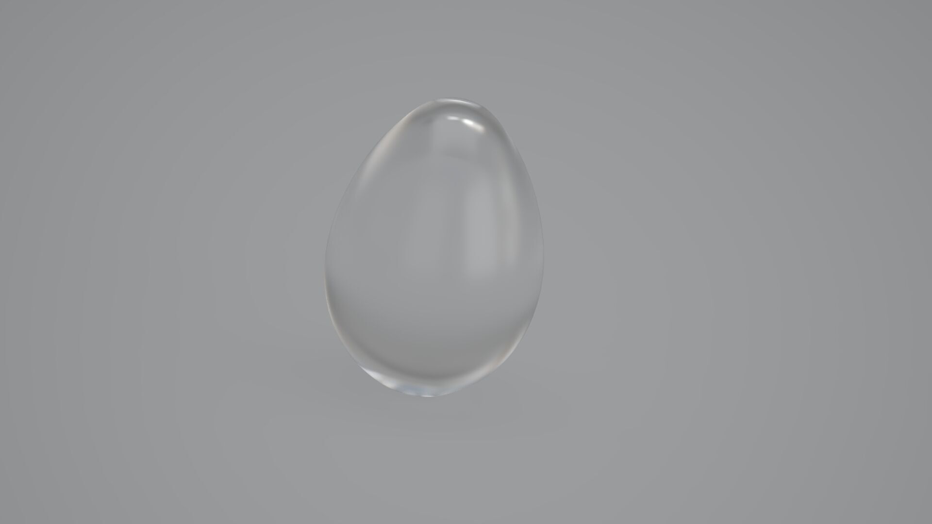 Frosted Glass Egg 3D model_2