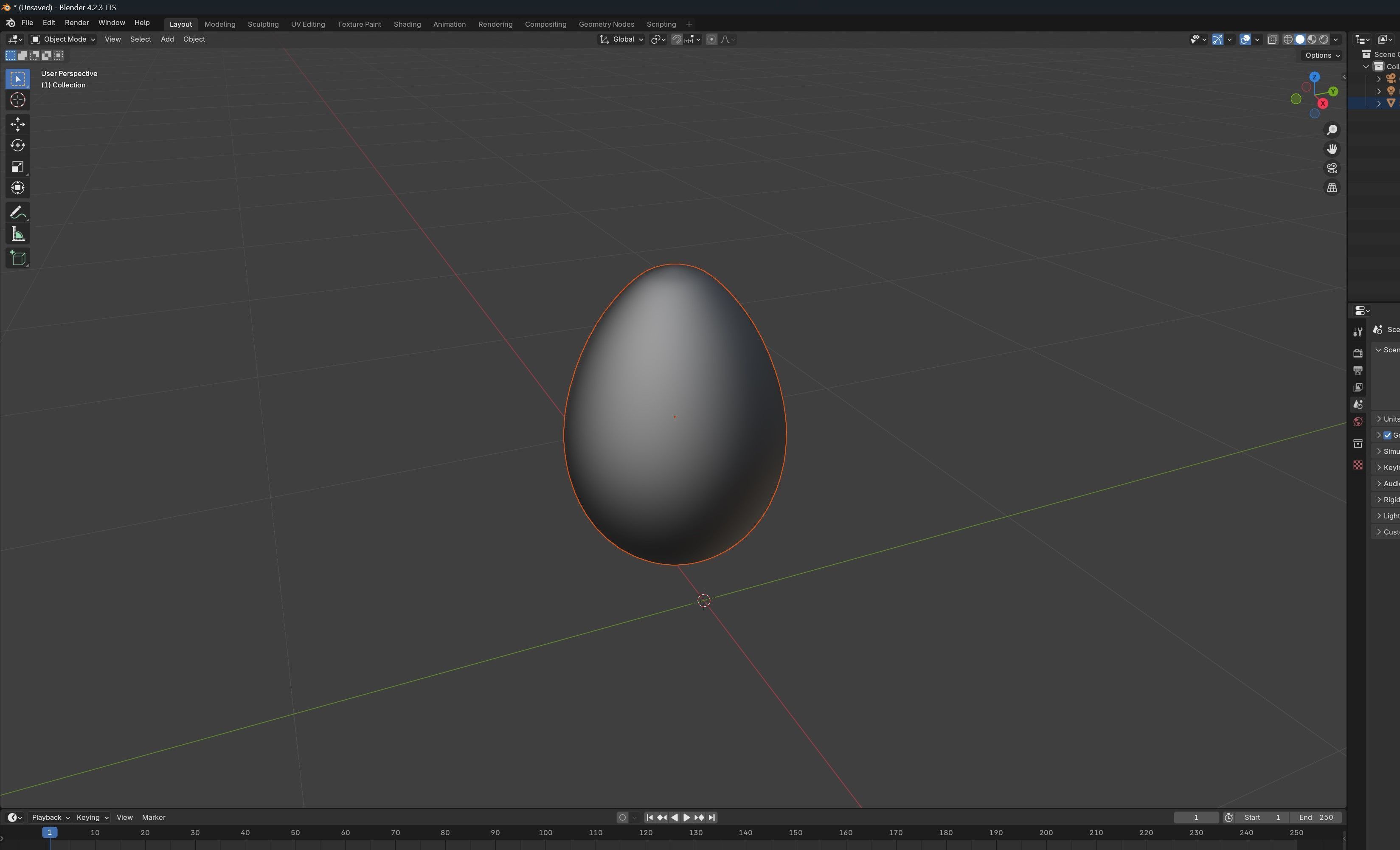 Frosted Glass Egg 3D model_6