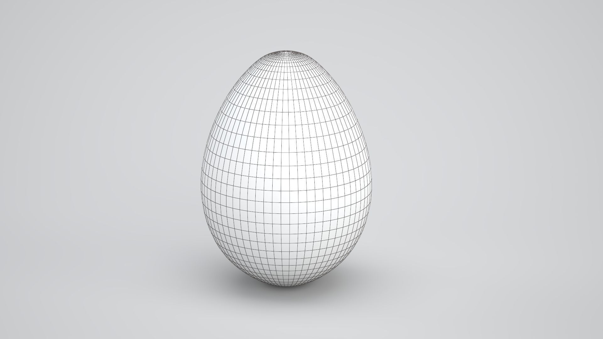 Frosted Glass Egg 3D model_9