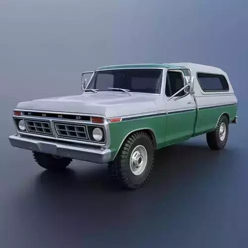 F-350 Super Camper Special 1976 3D print model