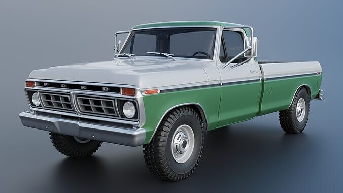 F-350 Super Camper Special 1976 3D print model 5