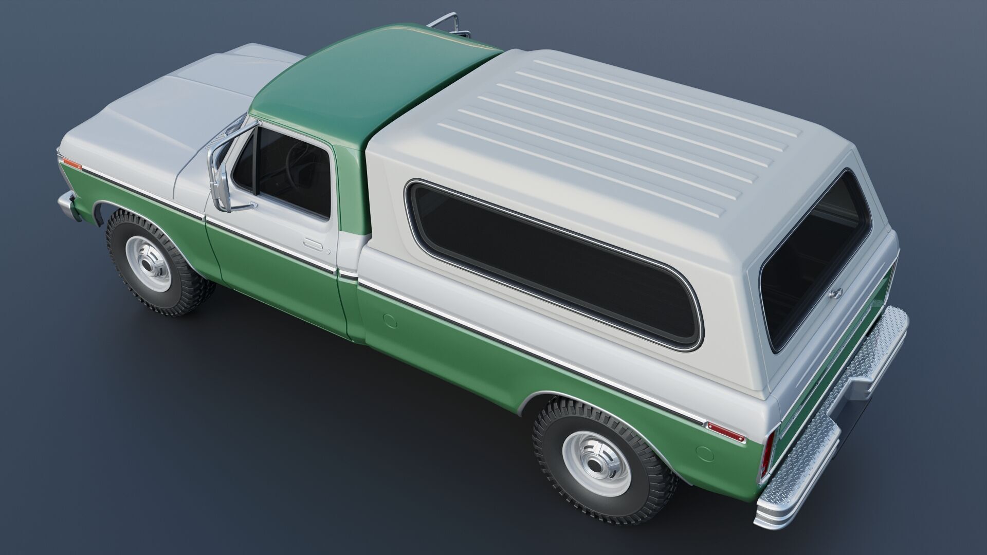 F-350 Super Camper Special 1976 3D print model_7