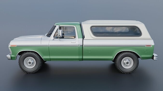 F-350 Super Camper Special 1976 3D print model 6