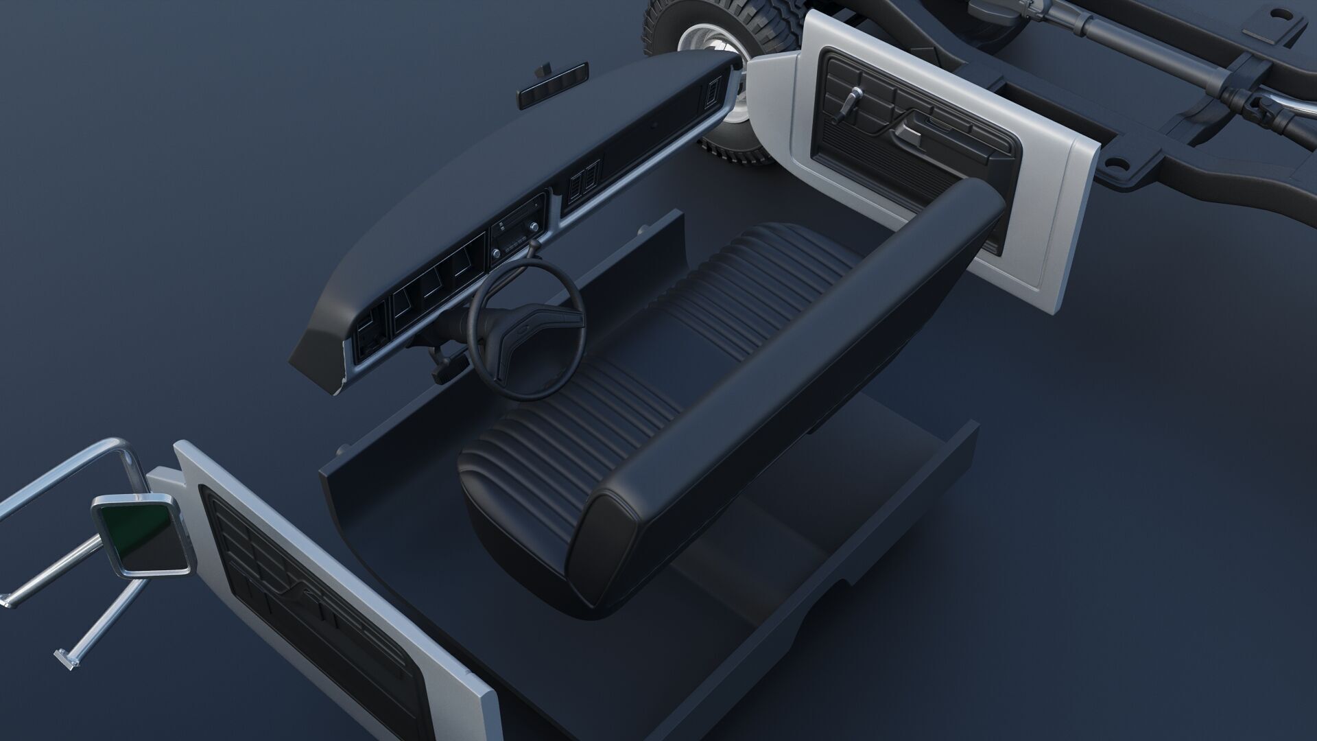 F-350 Super Camper Special 1976 3D print model_31