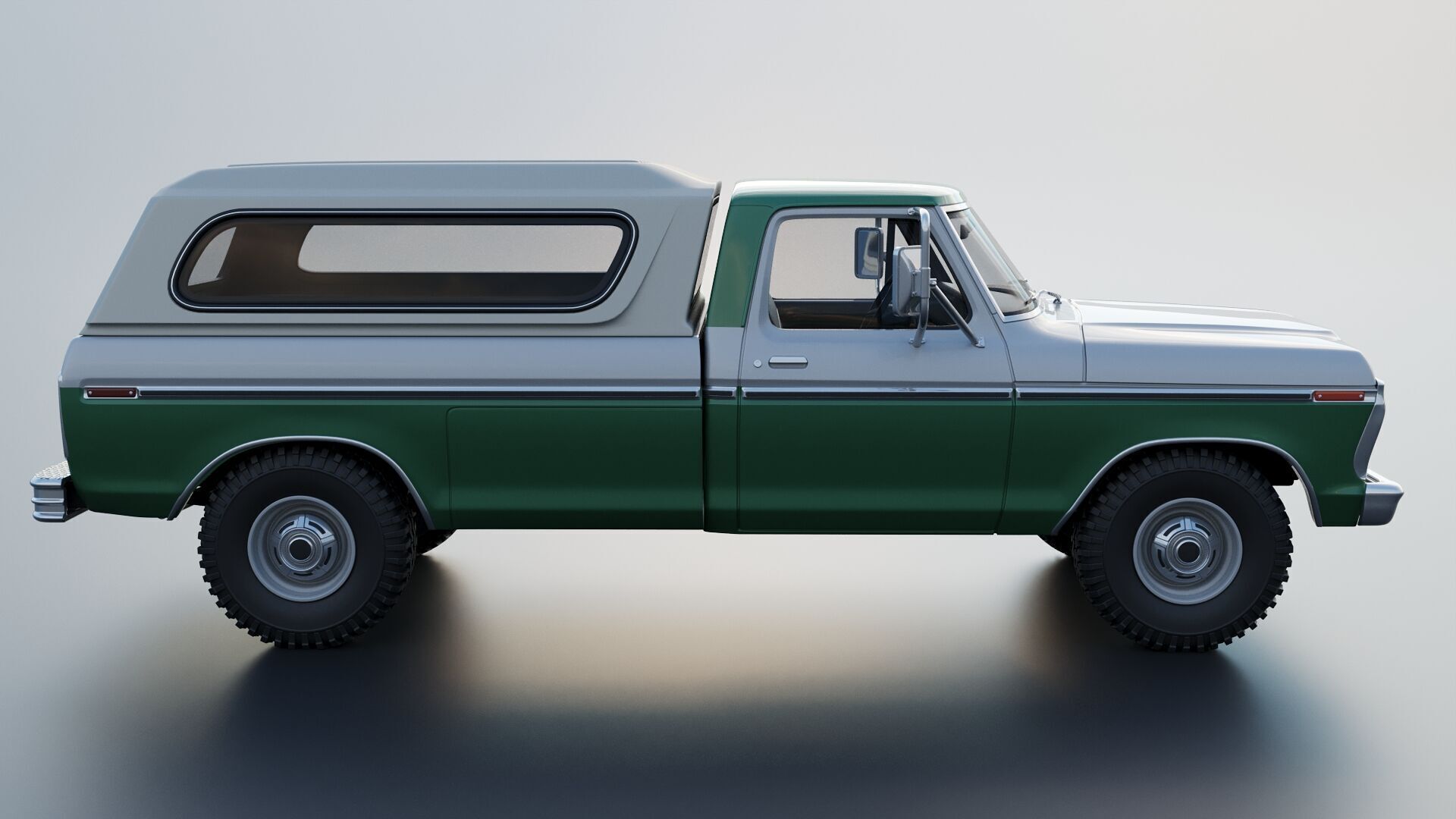 F-350 Super Camper Special 1976 3D print model_10