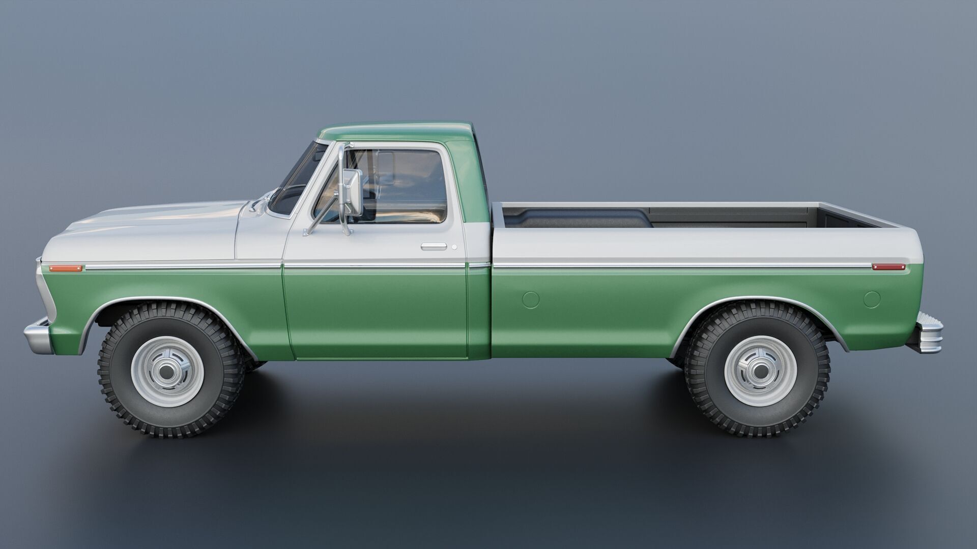 F-350 Super Camper Special 1976 3D print model_14