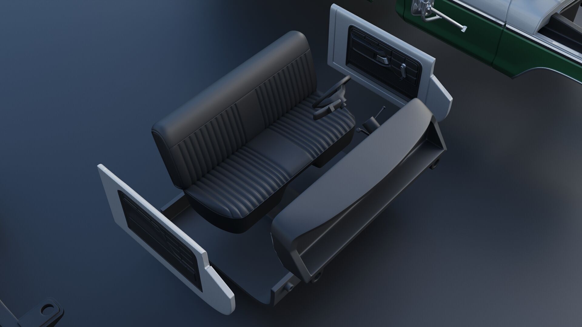 F-350 Super Camper Special 1976 3D print model_33