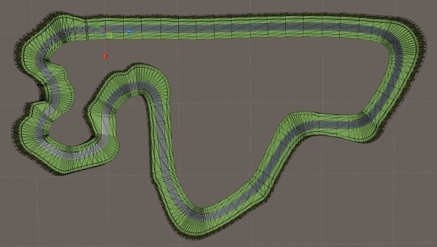 Race Track 01  Spruce Creek Park Low-poly 3D model_1