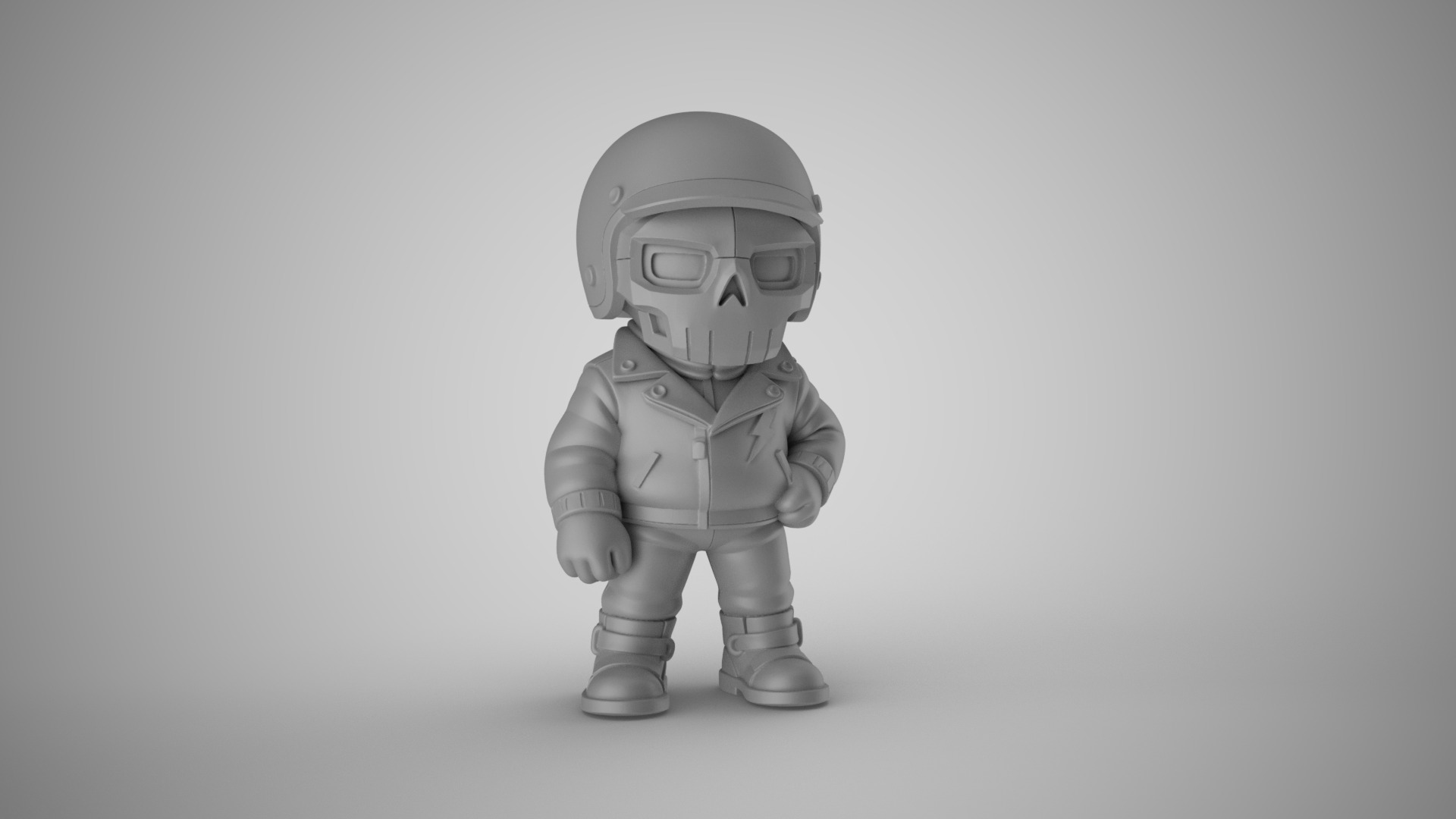 Cyber Punk Boy 5 3D print model_2