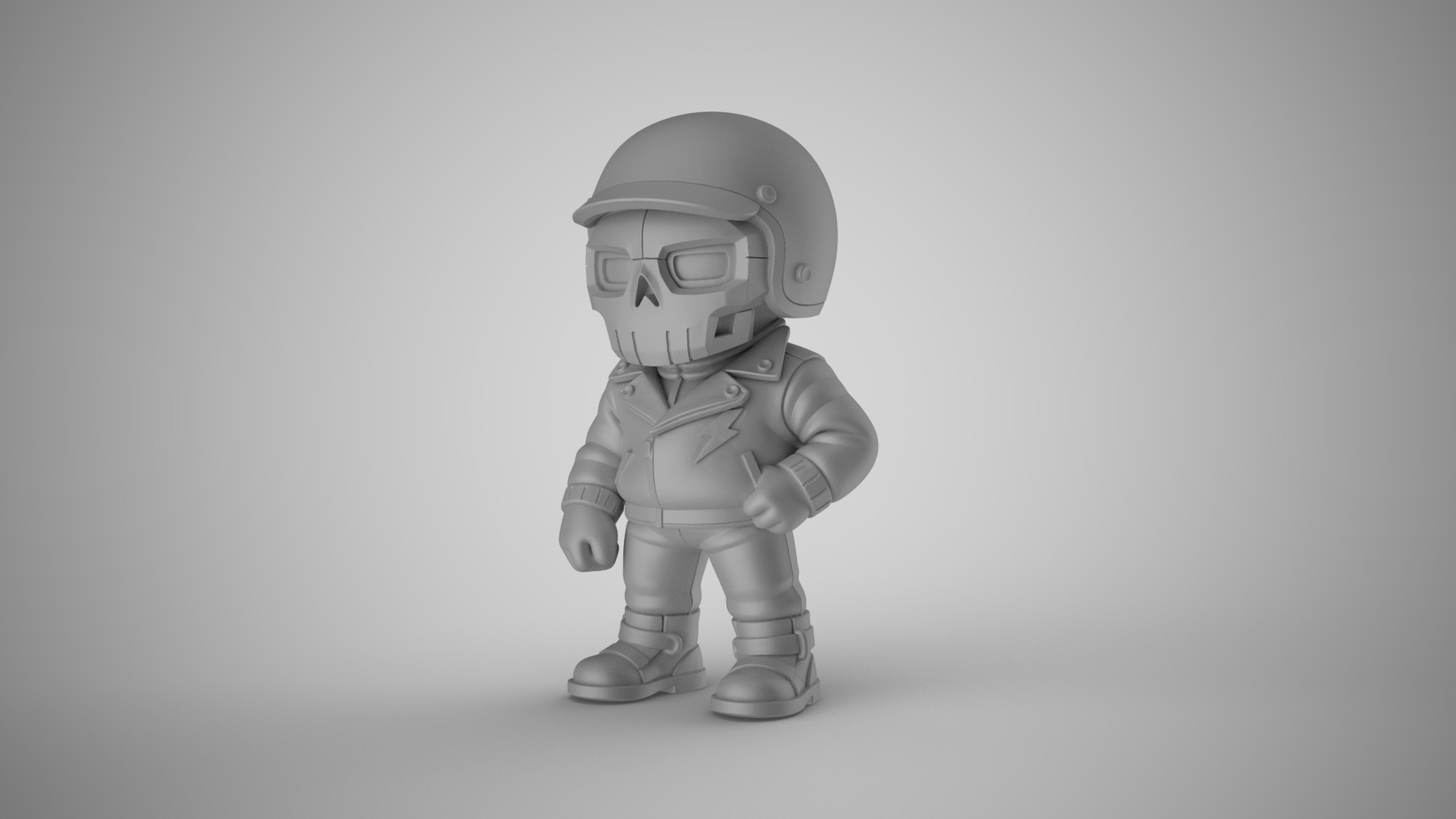 Cyber Punk Boy 5 3D print model_1