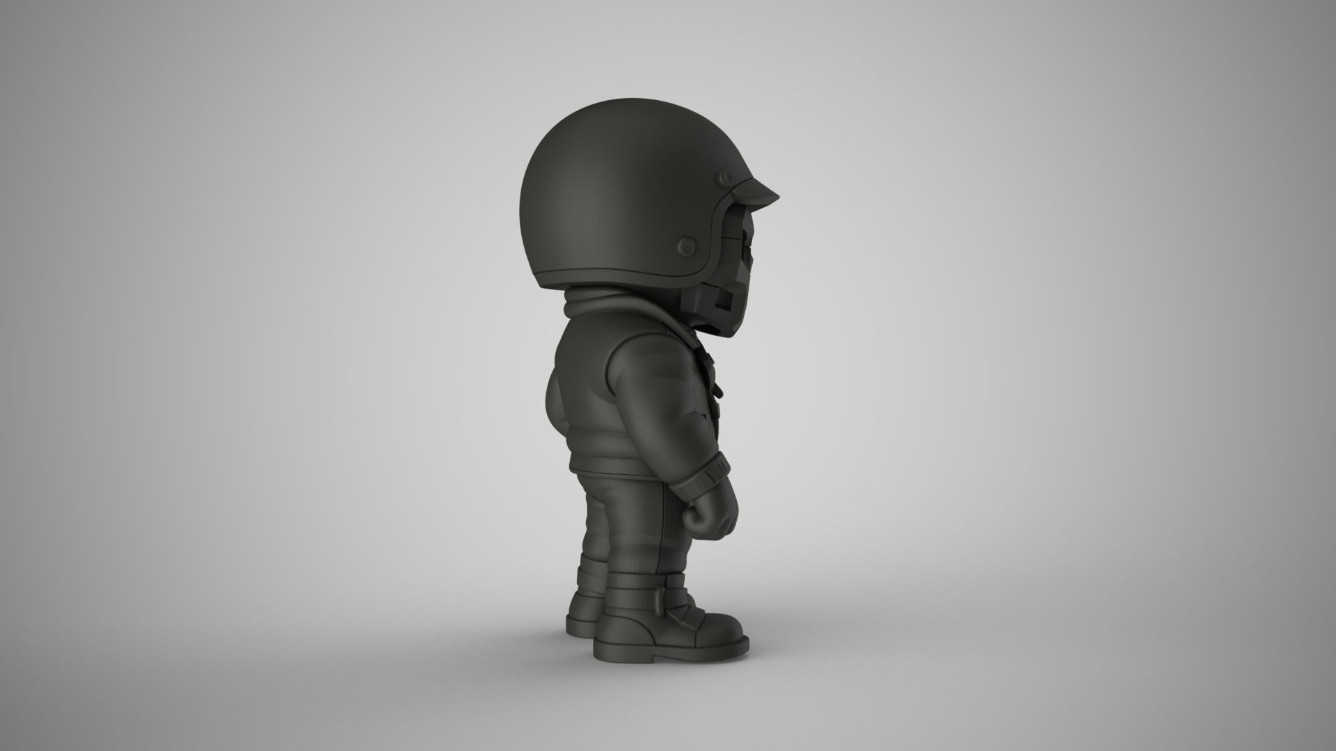 Cyber Punk Boy 5 3D print model_5