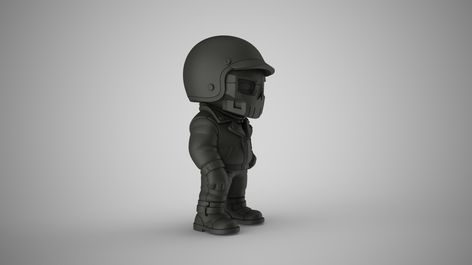 Cyber Punk Boy 5 3D print model_4