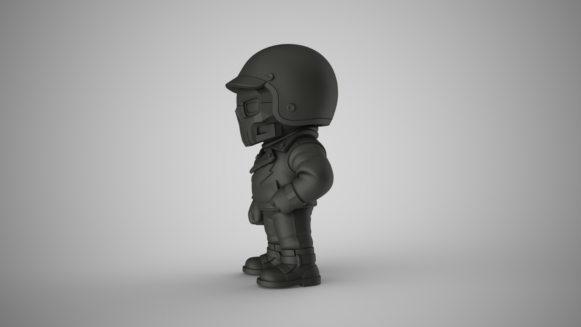 Cyber Punk Boy 5 3D print model_9