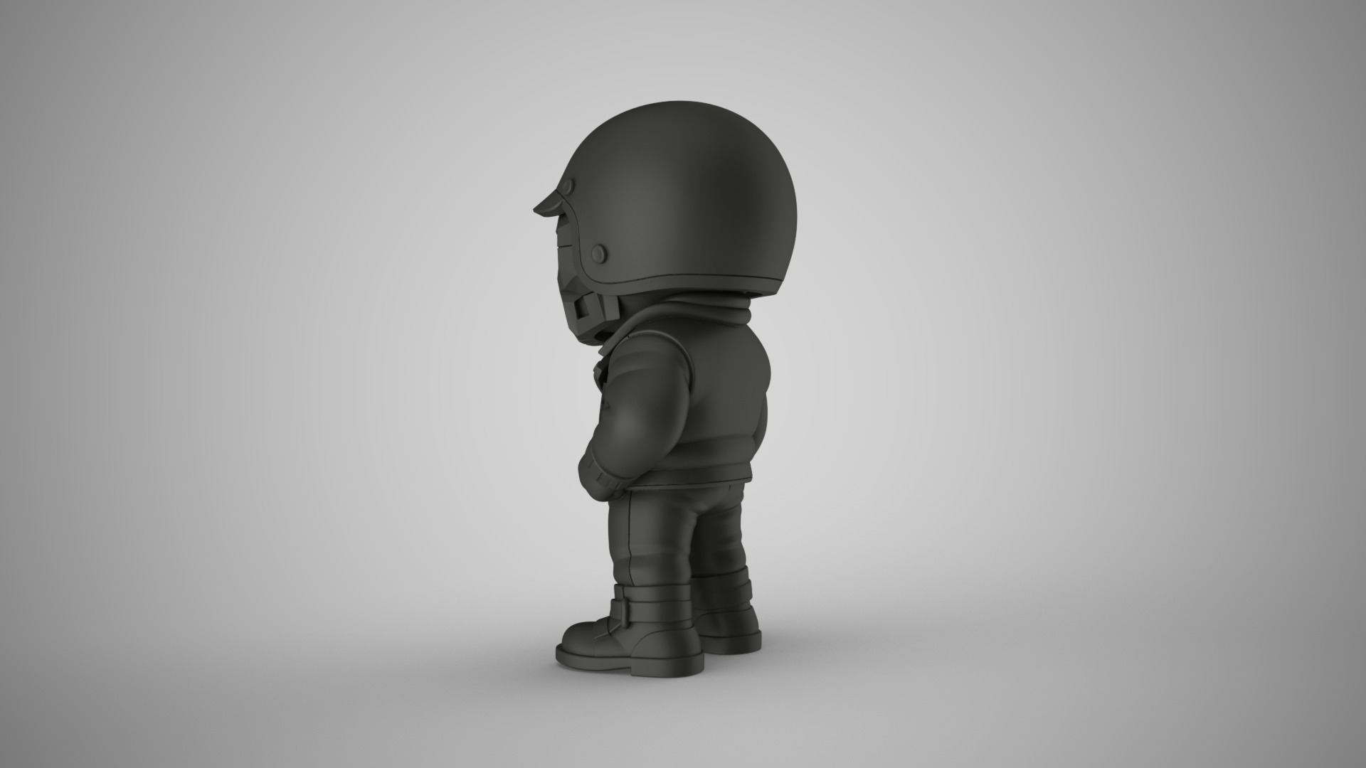 Cyber Punk Boy 5 3D print model_8