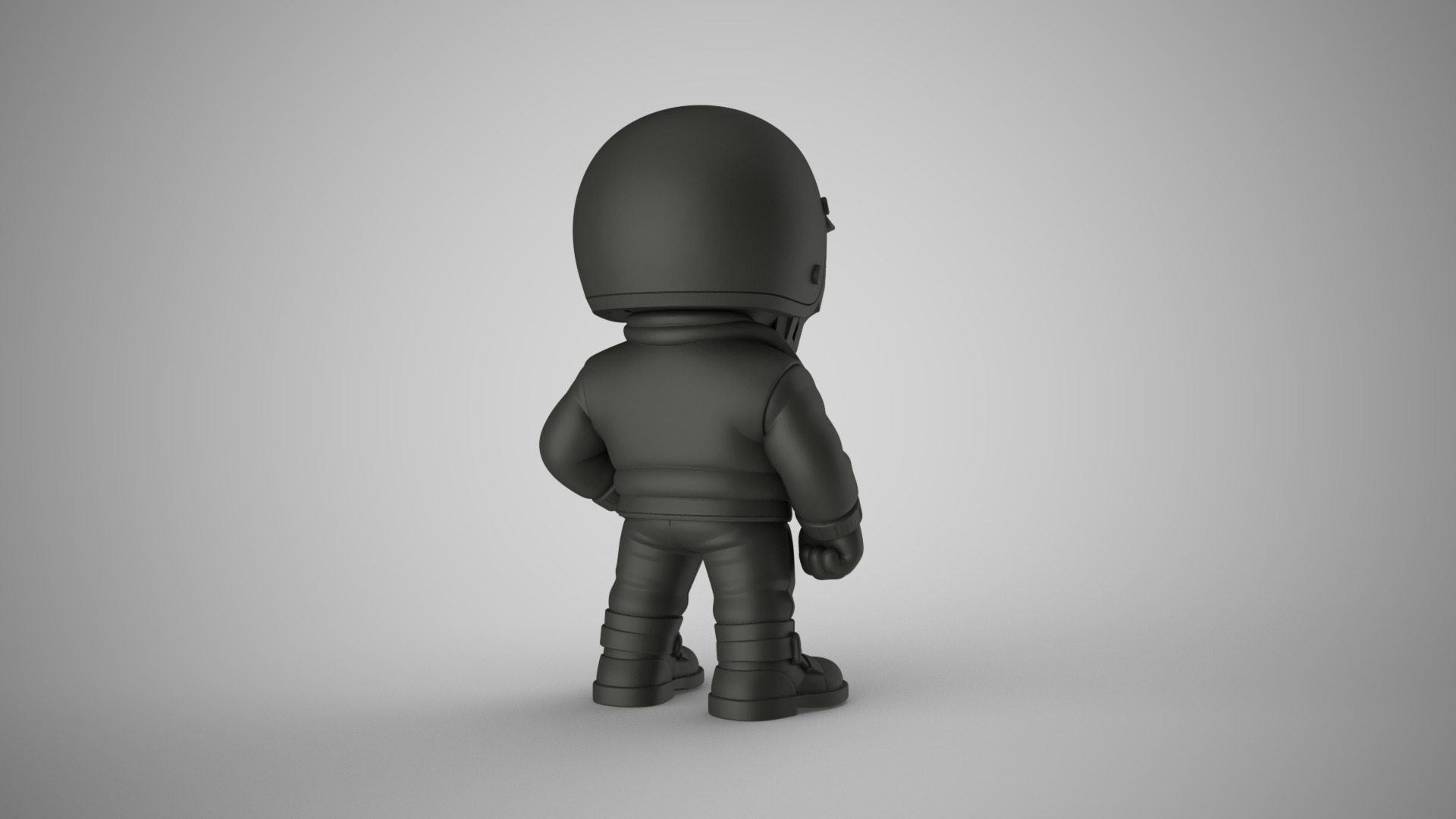 Cyber Punk Boy 5 3D print model_6