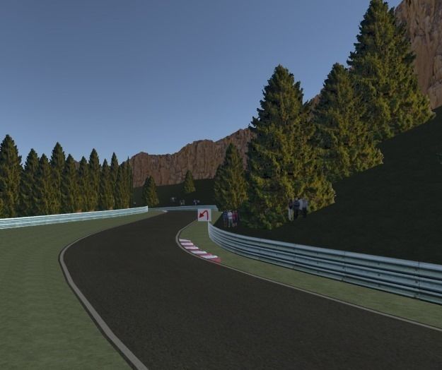 Race Track 02  Red Rock Raceway Low-poly 3D model_3