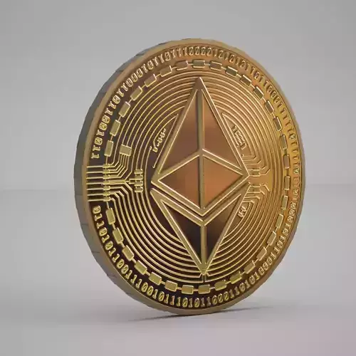 Gold Ethereum Coin