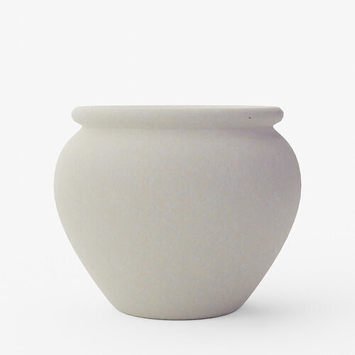 Ophelia Natural Large Planter 3D model