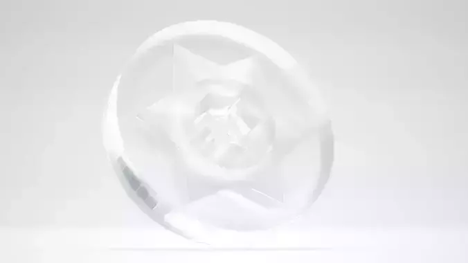 Frosted Glass Game Coin