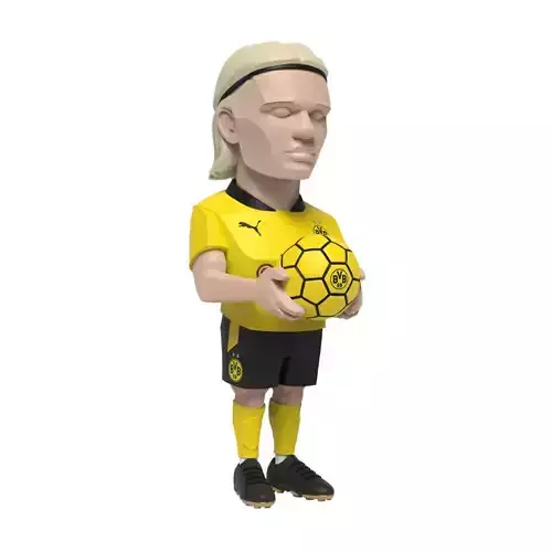 Erling Haaland Puma Borussia Dortmund BVB toy 3D print model