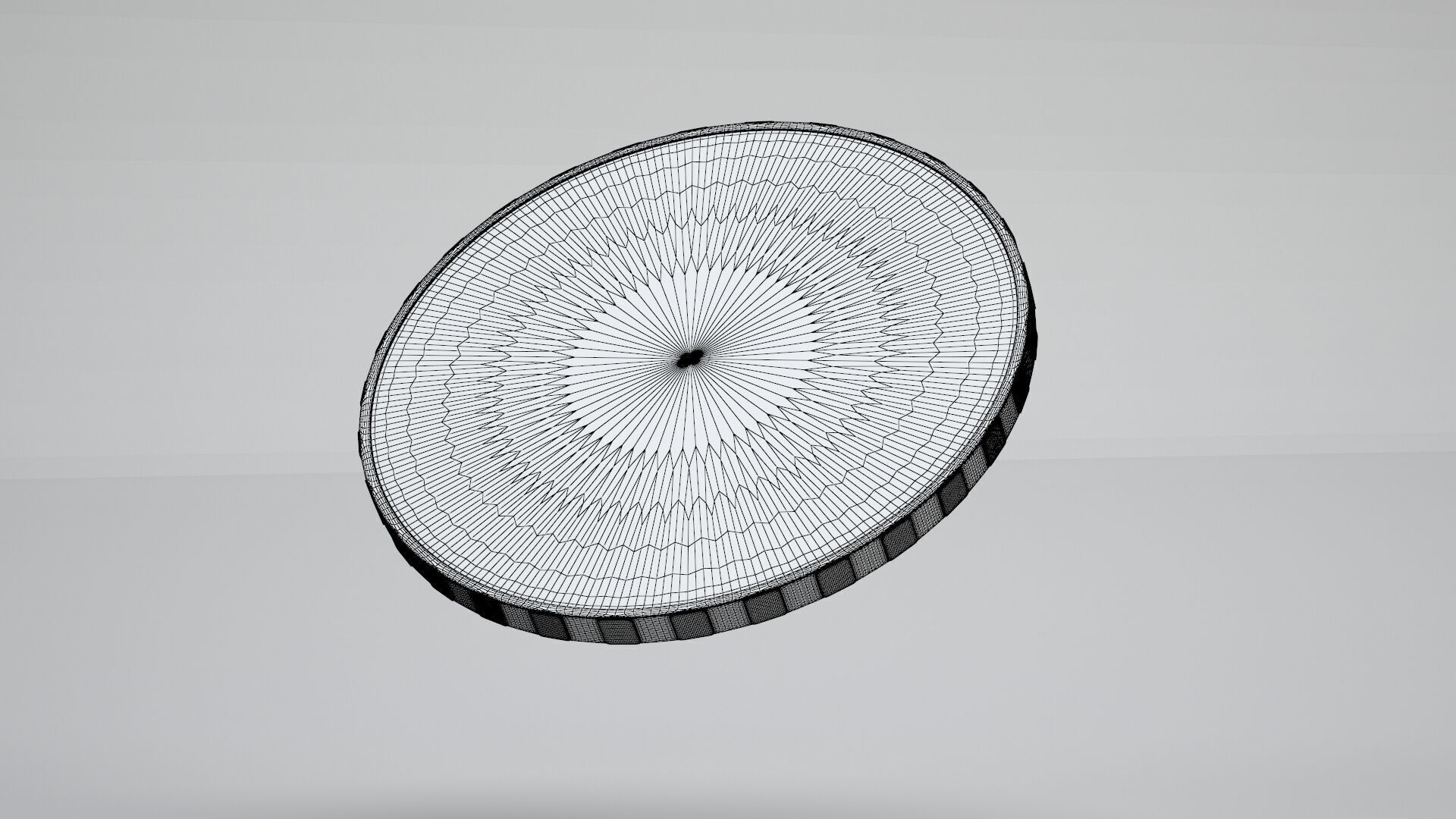 Gold Litecoin 3D model_13