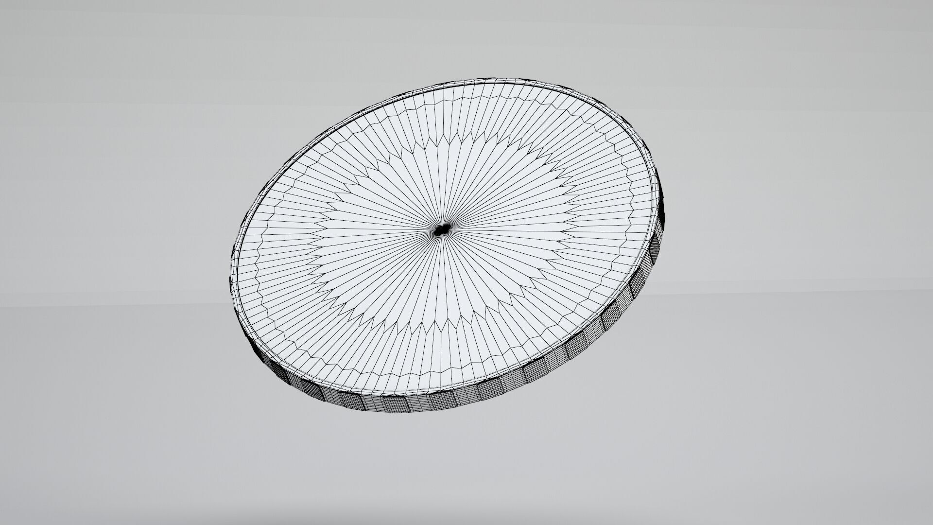 Gold Litecoin 3D model_12