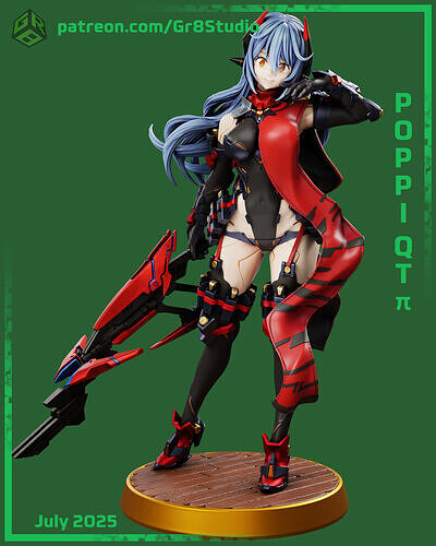 Poppi QT Pi - Xenoblade Chronicles 2 3D print model