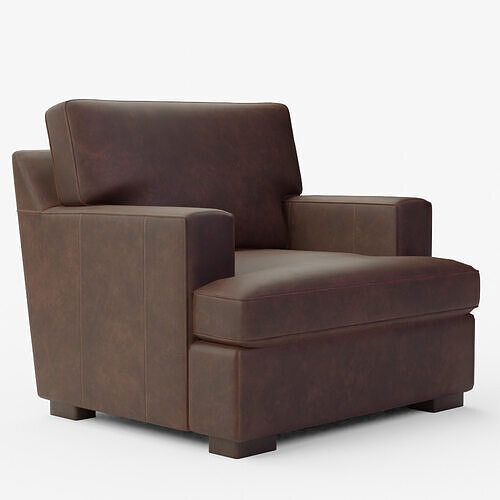 Townsend Square Arm Chair 3D model