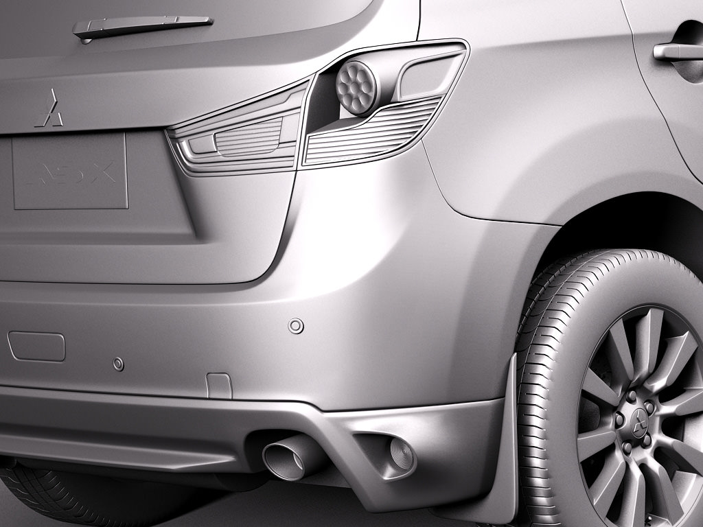 Mitsubishi ASX 2011 3D model_10