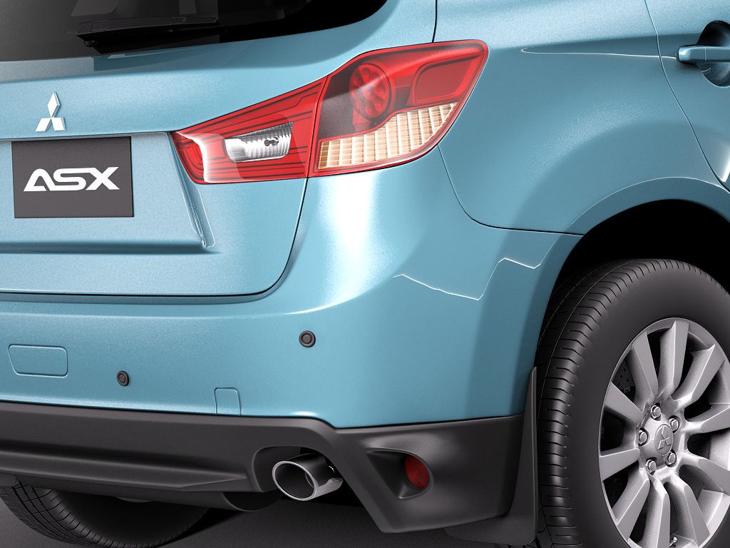 Mitsubishi ASX 2011 3D model_3