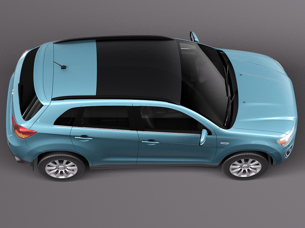 Mitsubishi ASX 2011 3D model_7
