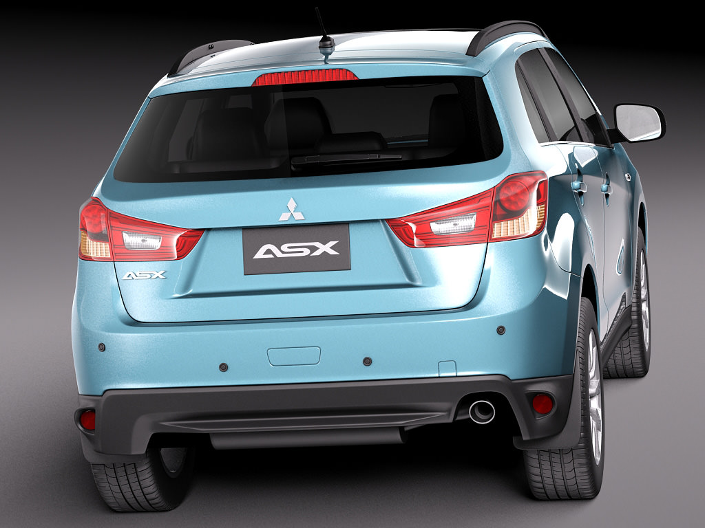 Mitsubishi ASX 2011 3D model_4