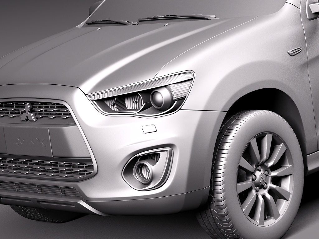 Mitsubishi ASX 2011 3D model_9