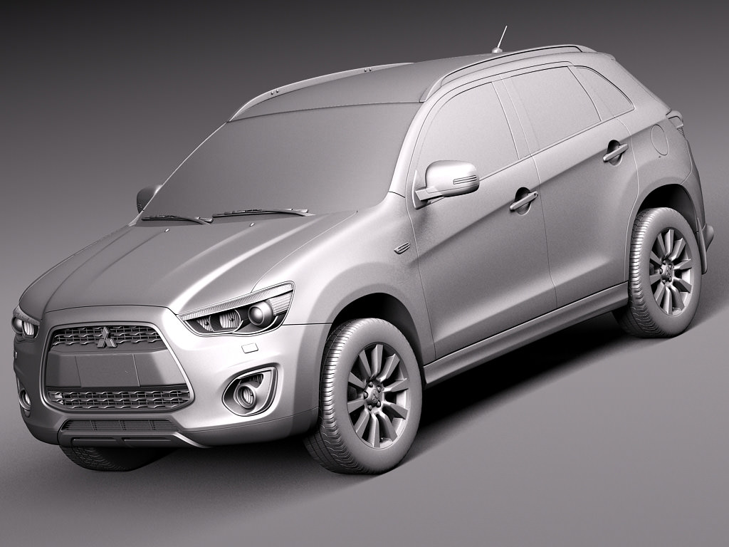 Mitsubishi ASX 2011 3D model_8
