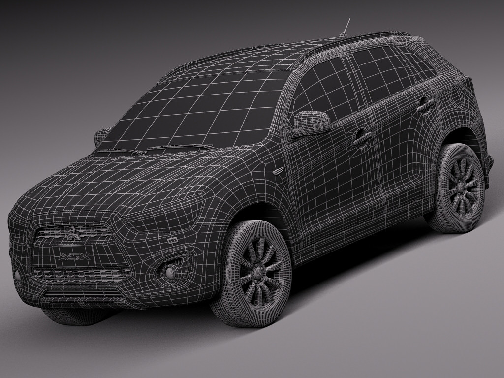 Mitsubishi ASX 2011 3D model_14