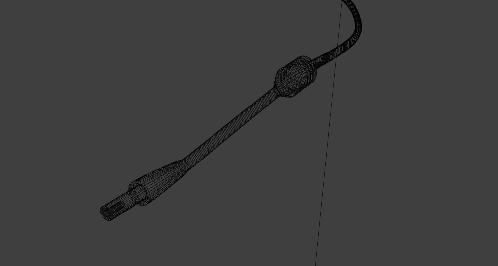 Laptop Charger Adapter 3D Model PBR Textured Non-Printable Low-poly 3D model_23