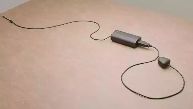 Laptop Charger Adapter 3D Model PBR Textured Non-Printable