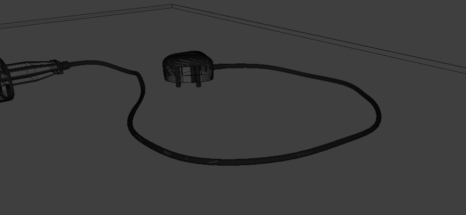 Laptop Charger Adapter 3D Model PBR Textured Non-Printable Low-poly 3D model_22