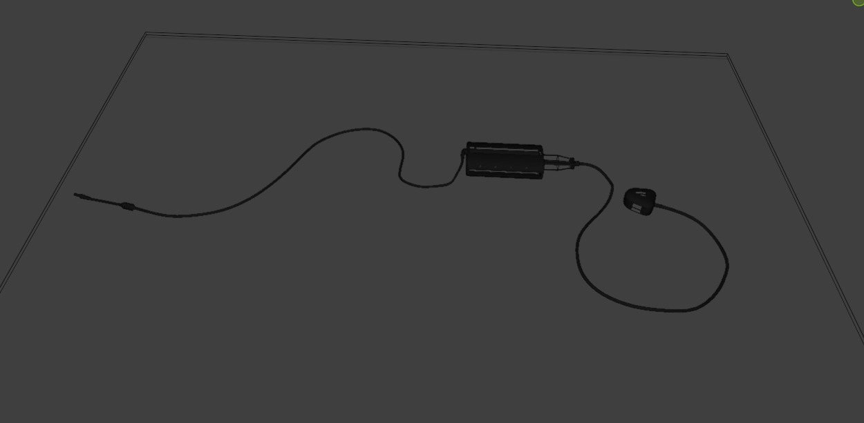 Laptop Charger Adapter 3D Model PBR Textured Non-Printable Low-poly 3D model_24