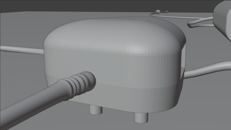 Laptop Charger Adapter 3D Model PBR Textured Non-Printable Low-poly 3D model_12