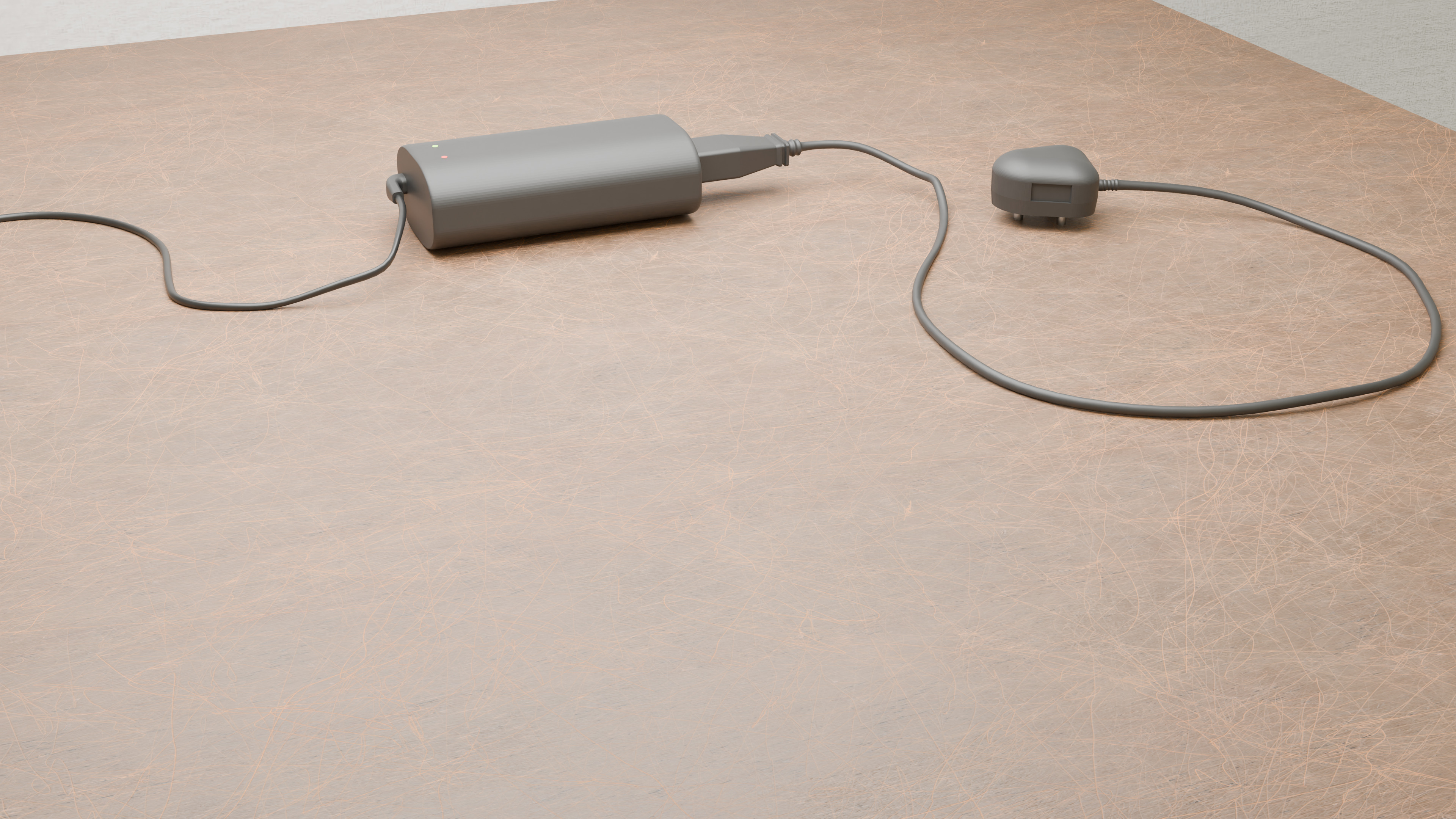 Laptop Charger Adapter 3D Model PBR Textured Non-Printable Low-poly 3D model_9