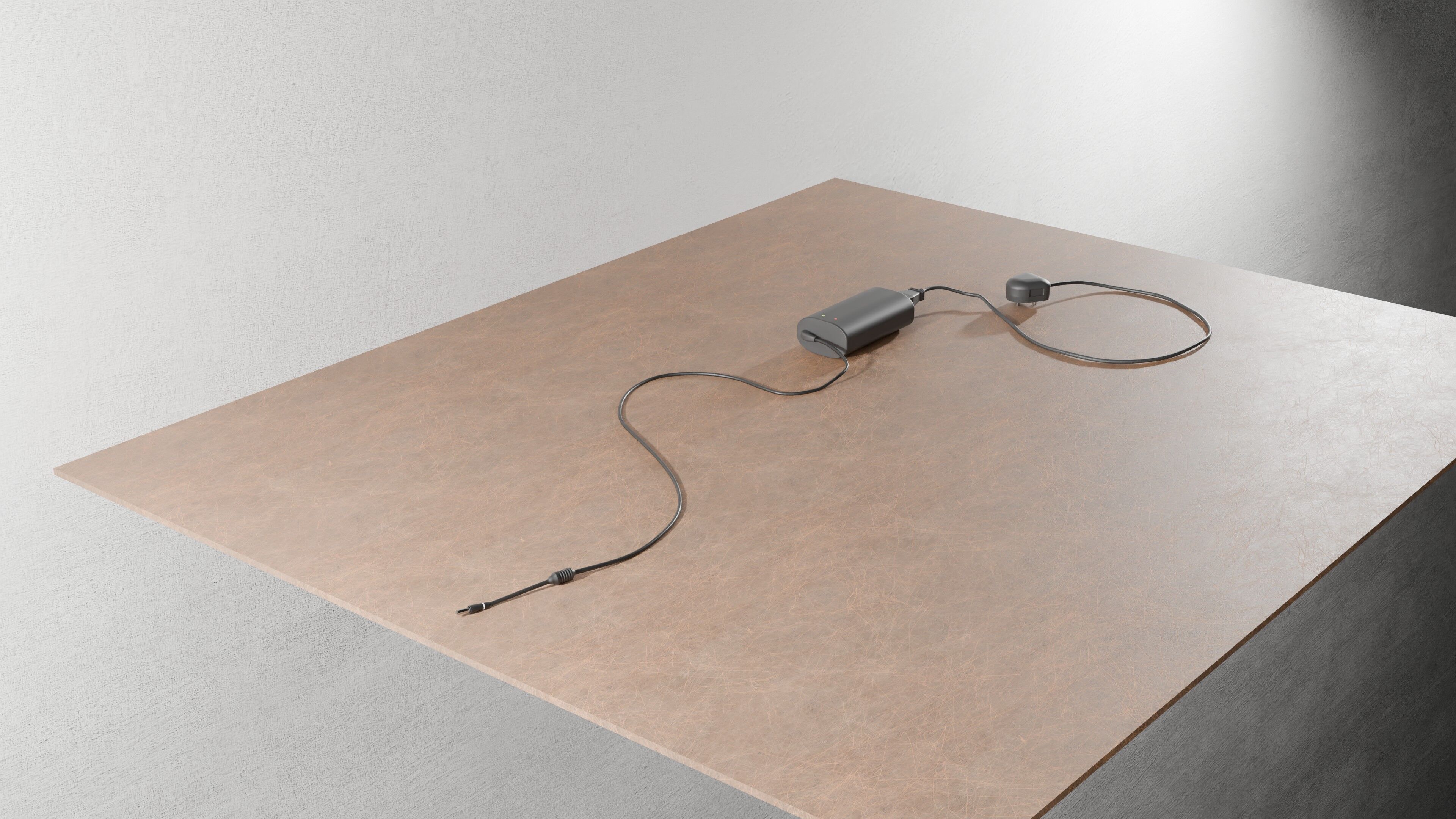 Laptop Charger Adapter 3D Model PBR Textured Non-Printable Low-poly 3D model_5