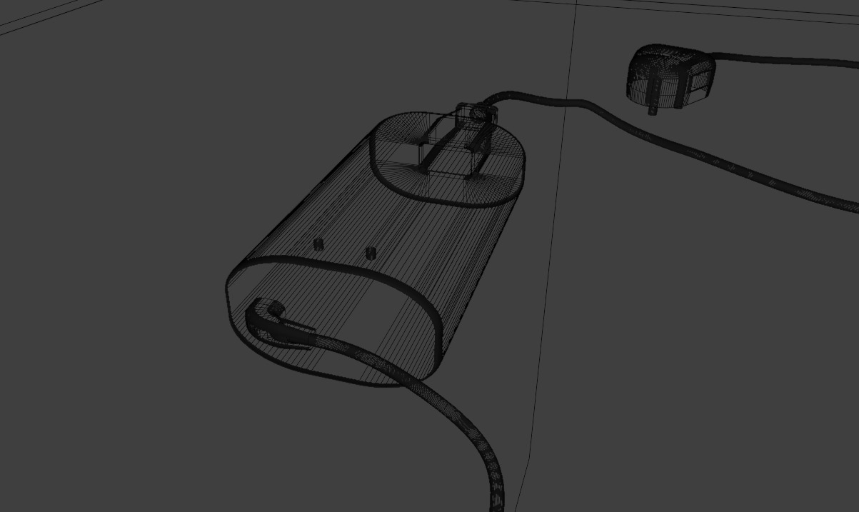 Laptop Charger Adapter 3D Model PBR Textured Non-Printable Low-poly 3D model_25